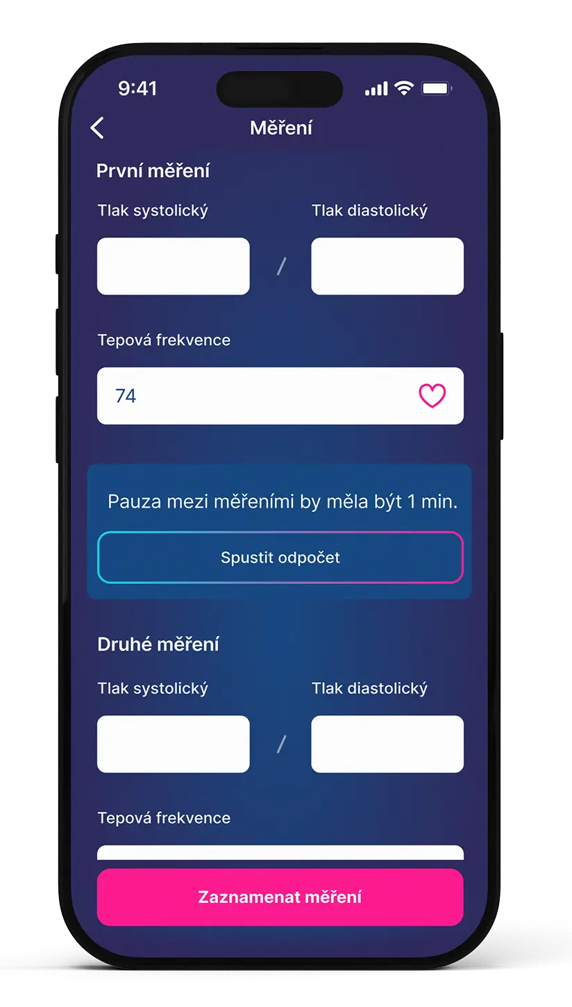 Mobilní aplikace „Vím, proč měřím krevní tlak“